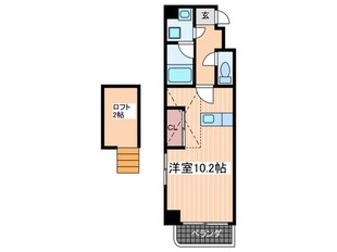 プロヴァンス宝町の物件間取画像